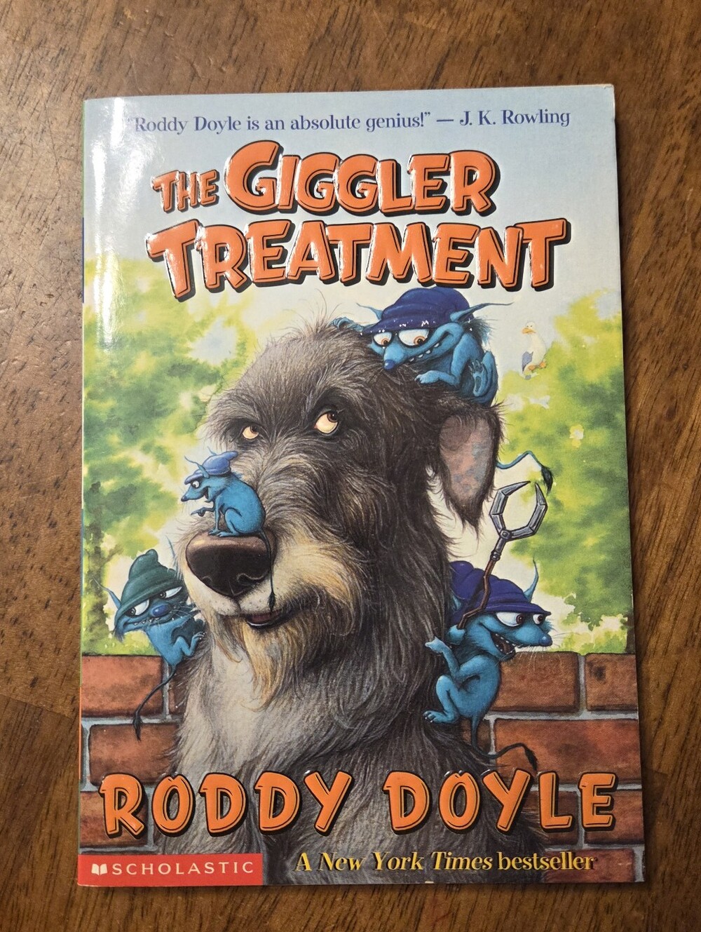 The Giggler Treatment Book by Roddy Doyle Scholastic Chapter Book